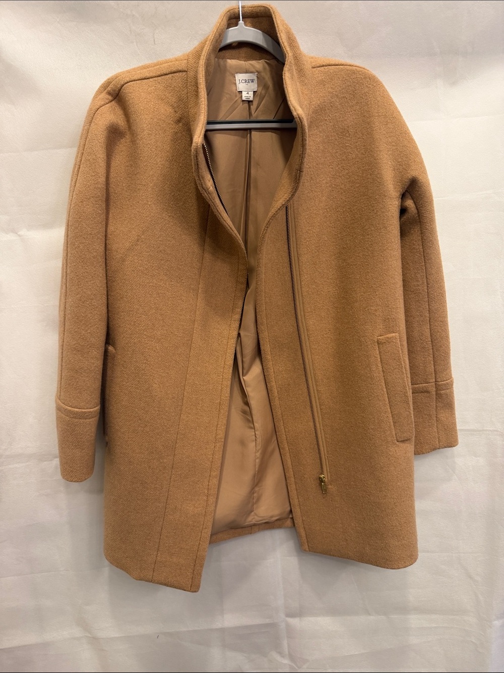 J. Crew Camel Stadium-Cloth Cocoon
Coat